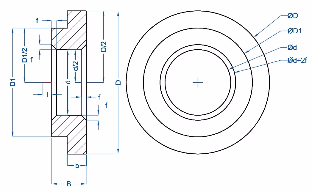 Fig. 3. Croquis con dimensiones para el reconocimiento