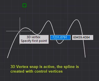 Nudo 3D y Snap de vértices en una spline