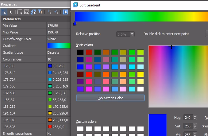 Pintar malla por elevación