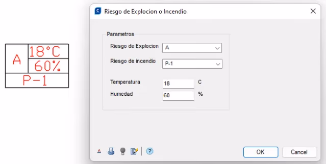 formulario personalizado de NanoCAD