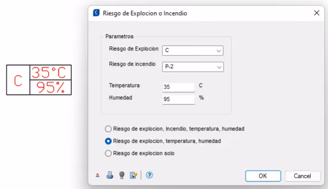 control de las implementaciones gráficas en el formulario personalizado