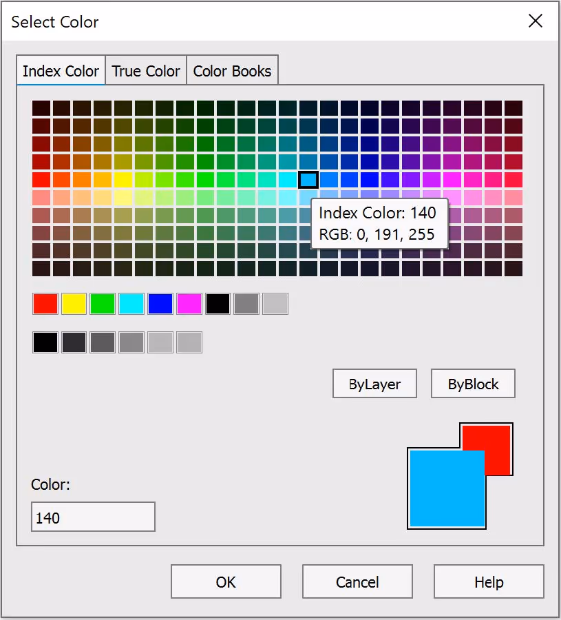 Diálogo de Seleccionar Color