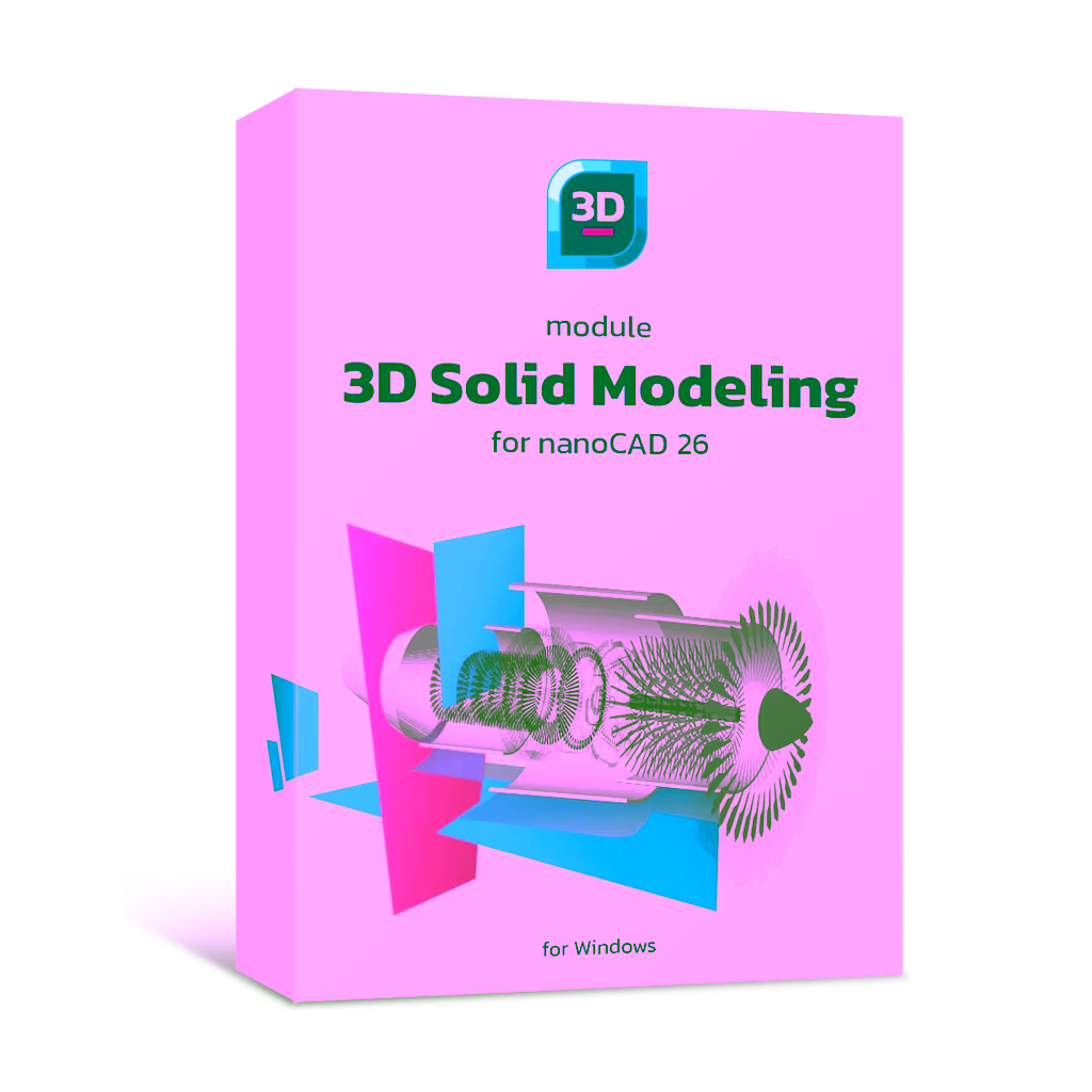 Modelo arquitectónico tridimensional para nanoCAD Pro 3D