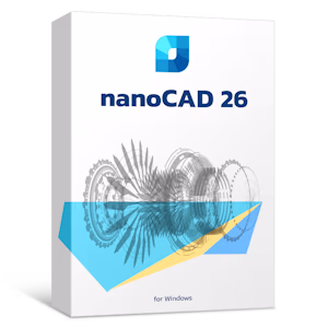 Plano técnico 2D preparado en nanoCAD