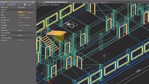Clase 41: Visualización de entidades proxy en nanoCAD
