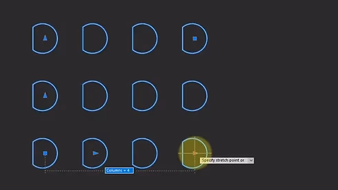 Clase 44: Uso de matrices interactivas en nanoCAD